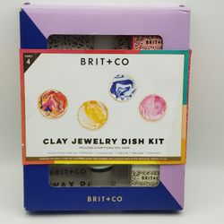 NEW Brit + Co Creative Clay Jewelry Dish Kit