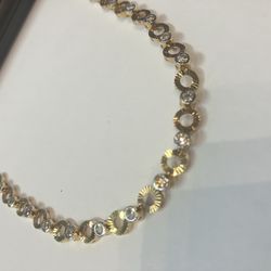 10k Gold Bracelet #109774-2 MJ