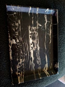 CB2 STRATA MARBLE LETTER TRAY