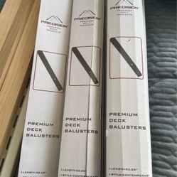 Premium Deck Balusters (black/powder coated)
