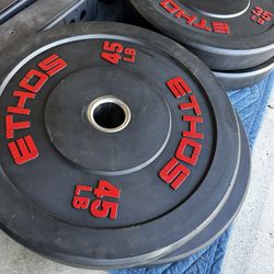 ETHOS Olympic Rubber Bumper Plates