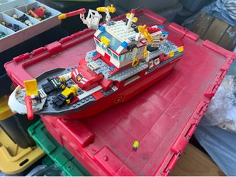 Lego fire boat