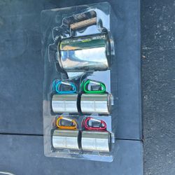 STAINLESS STEEL COFFEE SET 