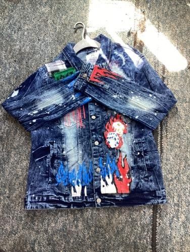 Graffiti Jean Jacket 