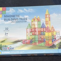 Magnetic Tiles Toddler Toys Magnetic Building Blocks for Kids Ages 3-12 STEM Educational Toys