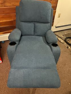Blue Small Recliner, Free