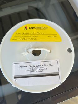 Type K Thermocouple with fiber glass jacket