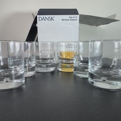 Dansk Barware Glasses – 10oz Double Old Fashioned (Set of 6) 