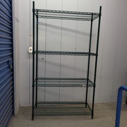 Restaurant Quality Metal Wire Rack With 4 Adjustable Shelves 