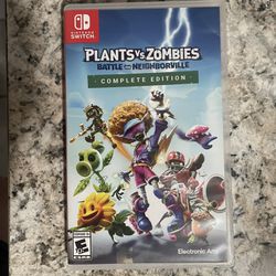Plants Vs Zombies Battle For Neighborville The Complete Edition Nintendo Switch 