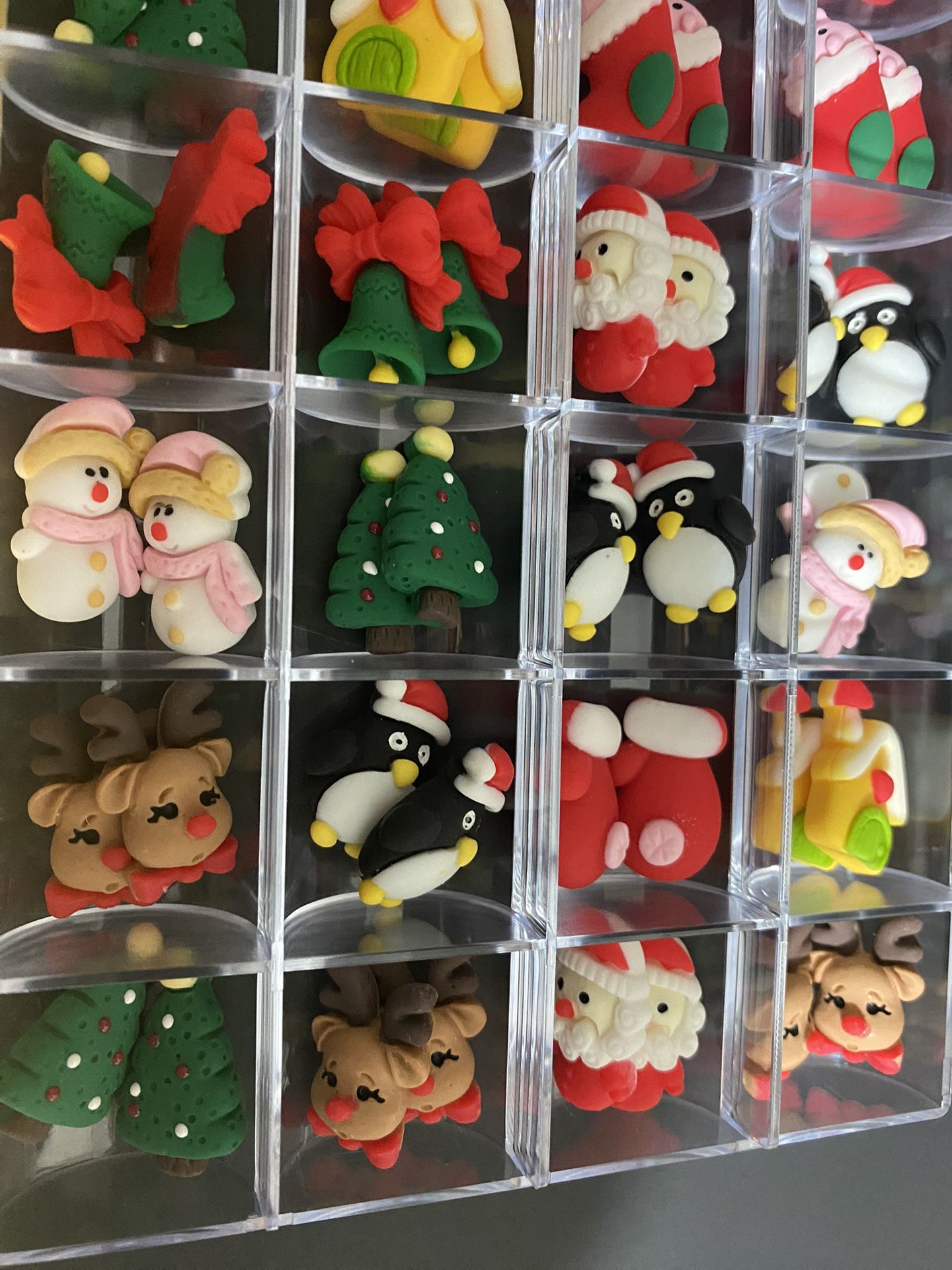 Dijes Navideño Para Uñas
