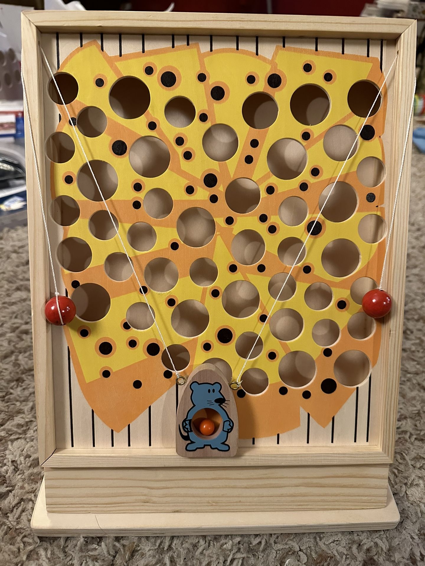 Wooden Hand-Eye Coordination Game, Like New!