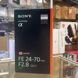 Sony Gm 24-70mm F2.8 II