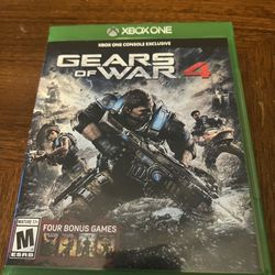 Gears Of War 4 Xbox One Game 