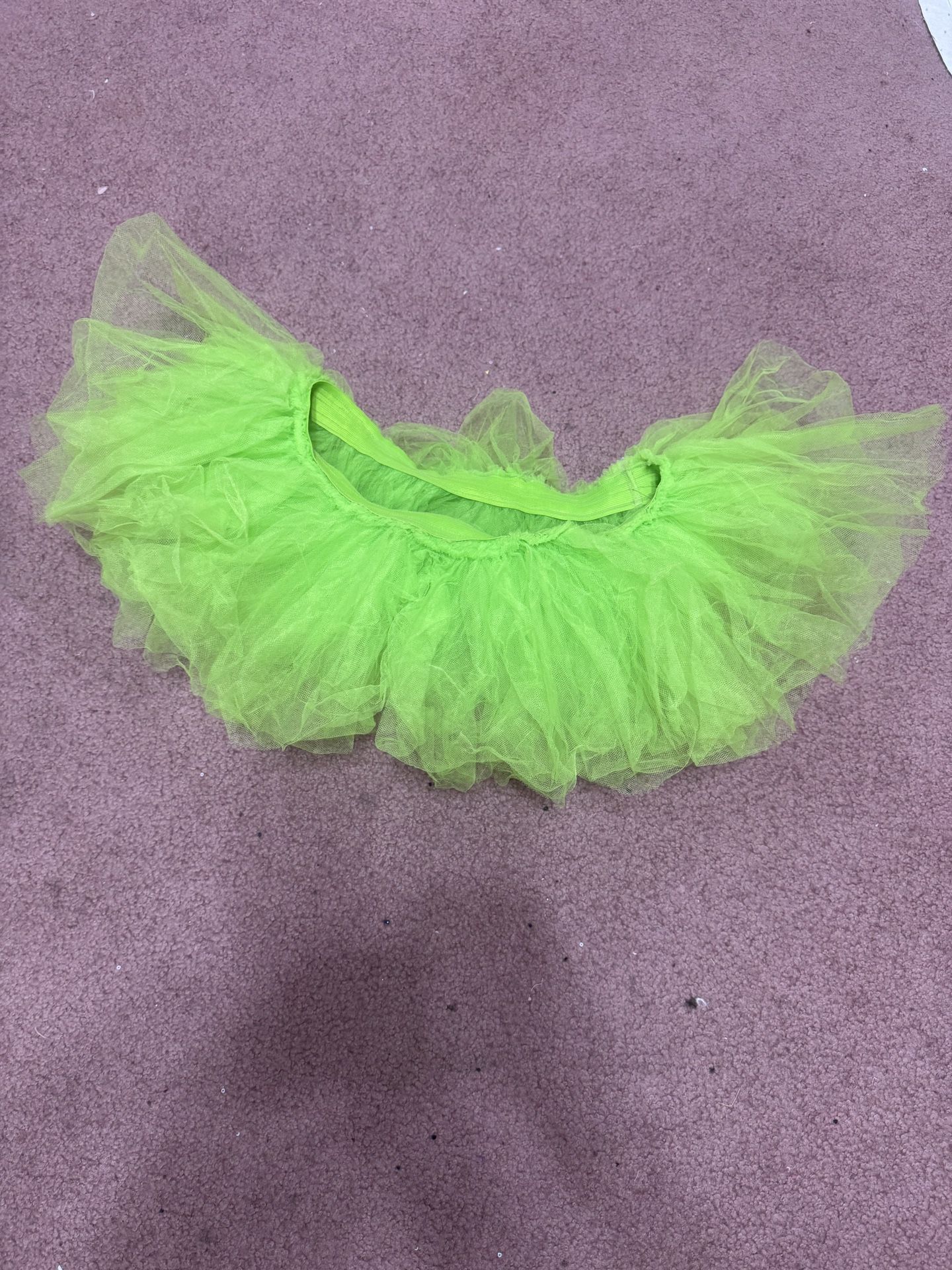Large Xl Neon Green Tutu Skirt 80s Costume Festival Rave 
