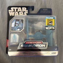 Star Wars Micro Galaxy Squadron TIE Fighter San Diego Comic Con Exclusive