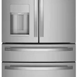 GE 27.9 Cu Ft Smart 4-Door Refrigerator