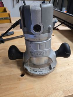 Craftsman router fixed base