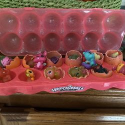 Hatchimals toys with storage container