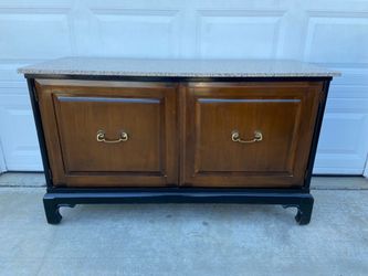 Antique cabinet granite top