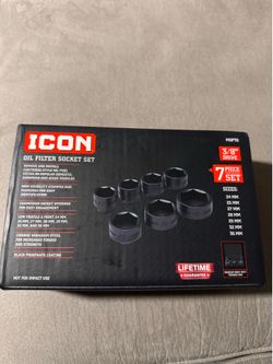 Icon 3/8 Oil Filter Sockets New Firmmm$$$$$