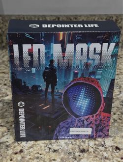 🎭 LED Light-Up Mask – 50+ Patterns