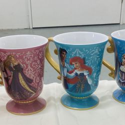 Disney Fairytale Designer Collection Couples 5 Mug Set
