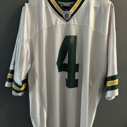 BRETT FAVRE #4 REEBOK Equipment NFL JERSEY Green Bay Packers Size xl