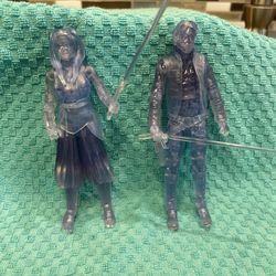 Star Wars Black Series Ahsoka Tano and Hans Solo from the Holocomm Collection 6”