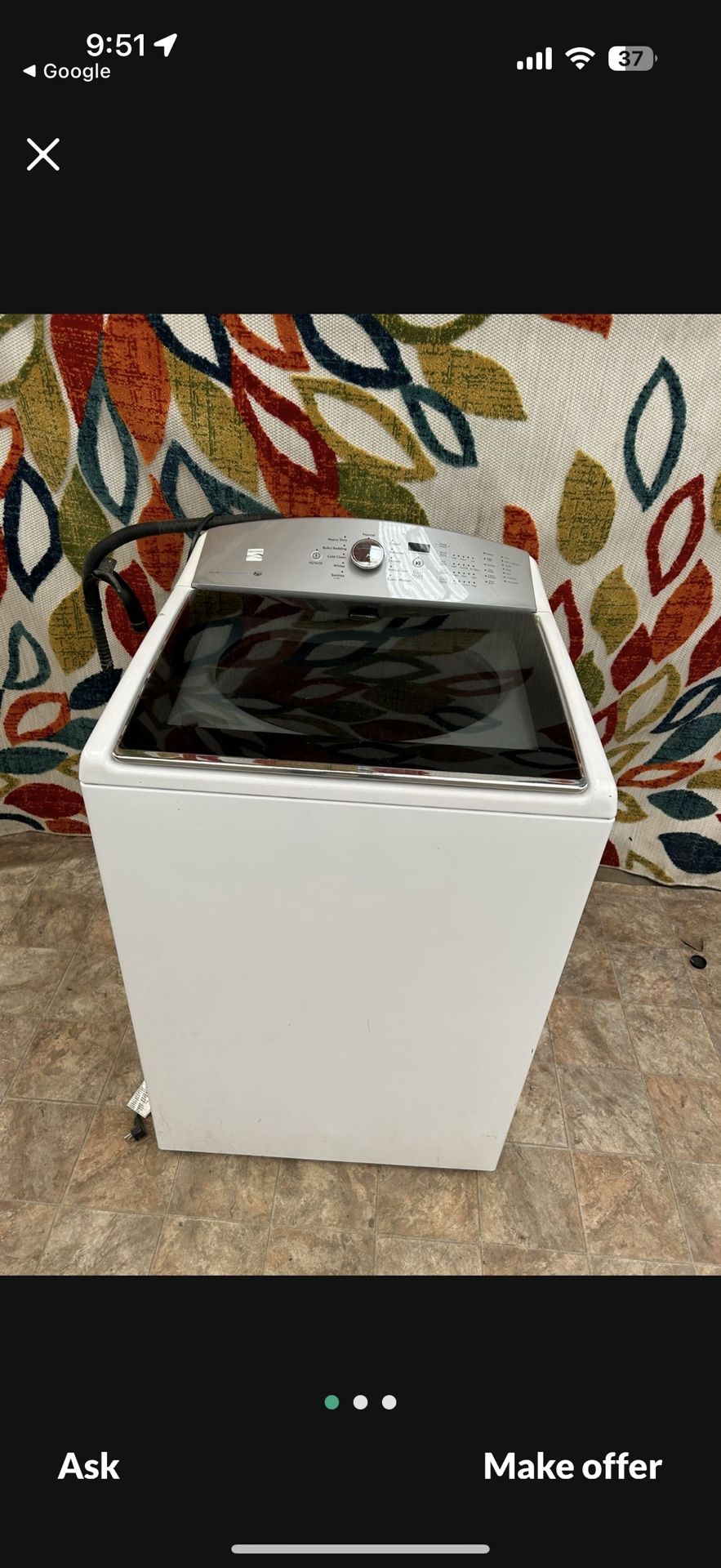 Kenmore Washer