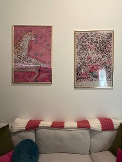 Animal framed prints sold as set