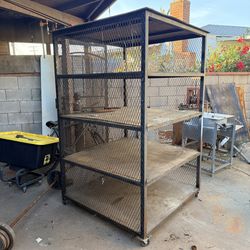 Rolling Storage Organizer Shelving Rack Cabinet