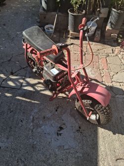 Red minibike