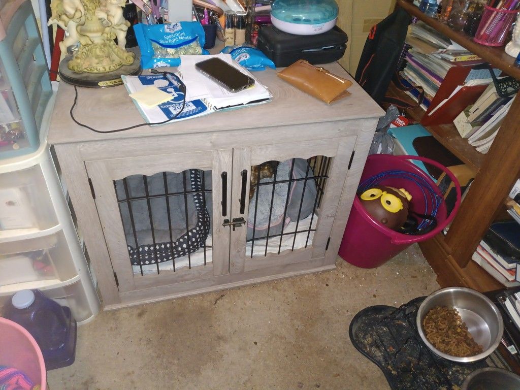 Dog Crate Table New