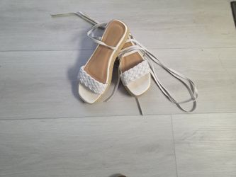 White cute sandal