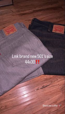 Blue and grey 501’s 44x30