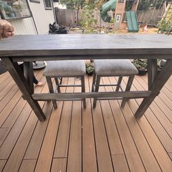 Couch Table With Stools