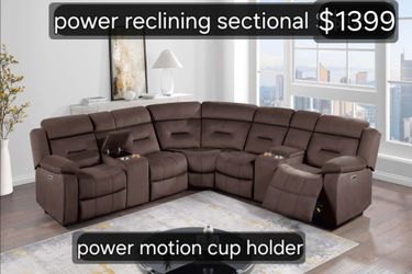 Power Sectional Recliner brand new in box 1399
