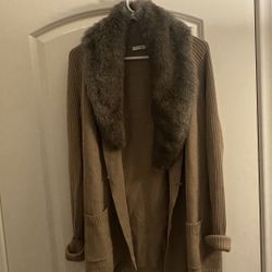 Trina Turk Sweater w/ Fur