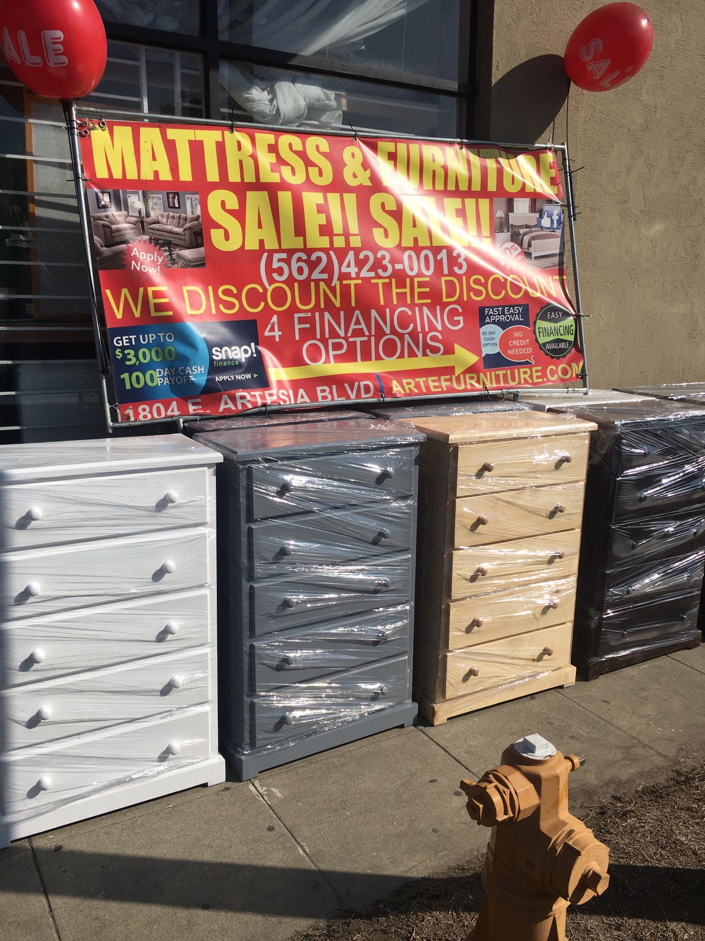 Chest 5 Drawers In Any Color New Solid Wood