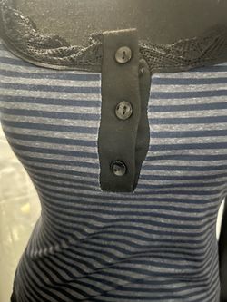 Cute spaghetti strap horizontal strips top
