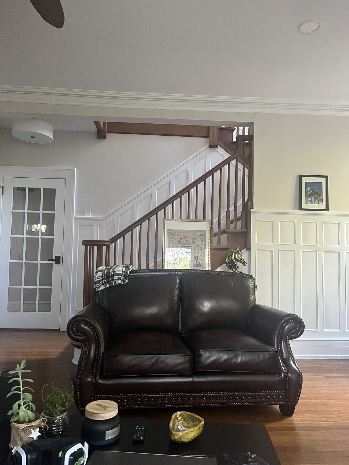 2 LEATHER SOFAS