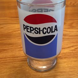 Vintage Pepsi Glass 