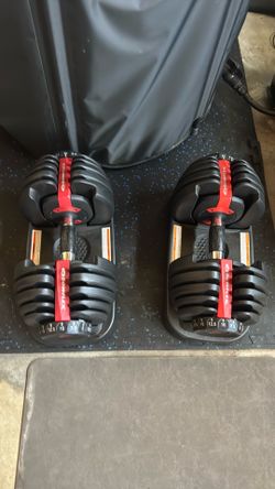 Bow flex dumbells