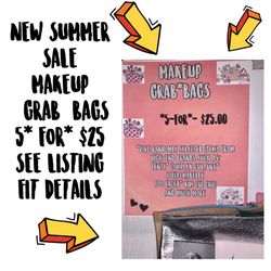 MAKE~GRAB BAGS  (NAME BRAND ITEMS)