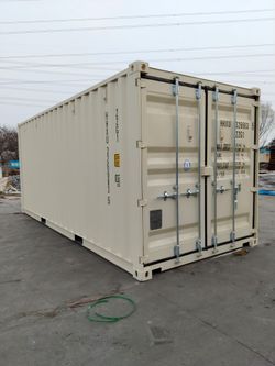 NEW 20ft Beige One Trip Shipping Containers For Sale