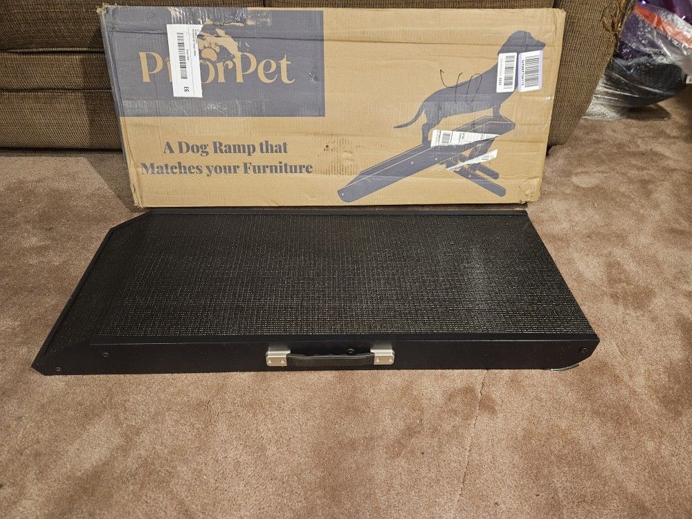 PriorPet Dog Ramp Navy Blue
