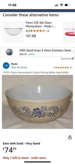 Cinderella Bowls Mixing Pyrex 2970’s