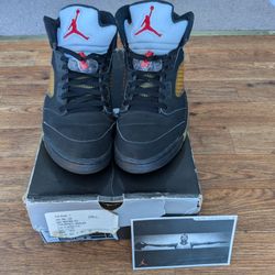 Air Jordan Black Metallic 5 (2007) Sz. 10