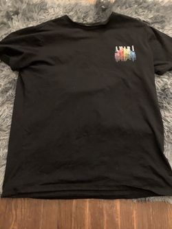 Black Multicolor MA Drip Logo T-Shirt